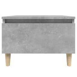 Berkfield Home Side Table Concrete Grey 50x46x35 cm Engineered Wood - Size: 50 x 46 x 35 cm - thumbnail 6