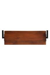 MH London Wall Shelf Solid Wood & Metal Shelf Bookshelves - Phantom in Walnut - thumbnail 7