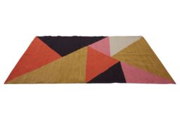 Orsina Villon Rug With Triangular Shapes Design - Size: 160 cm x 230 cm - thumbnail 3