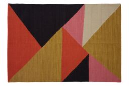 Orsina Villon Rug With Triangular Shapes Design - Size: 160 cm x 230 cm - thumbnail 1