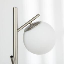 Wyld Haus Moretta 3 Light Silver Tree Floor Lamp Globe Shades & Steel Base - thumbnail 9