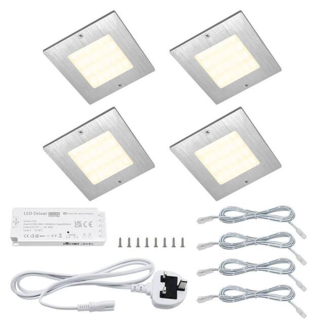 SPETLEK 20W LED Under Cabinet Kitchen Shelf Lights Slim in Silver - image 1
