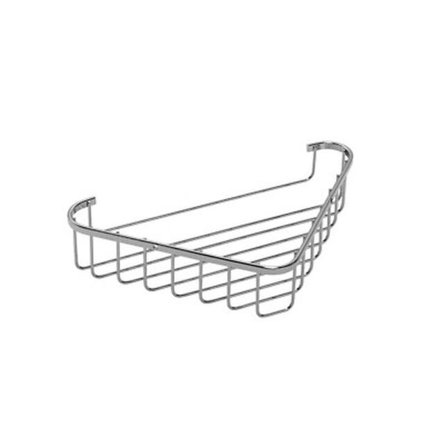 NESTLUNE Stainless Steel Corner Shower Caddy Basket in Silver - image 1