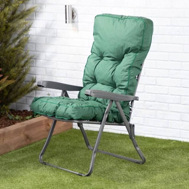 EONLION Alfresia Garden Recliner Chair in Green - image 1