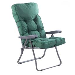 EONLION Alfresia Garden Recliner Chair in Green - thumbnail 3