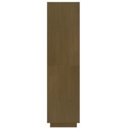 Berkfield Home Book Cabinet/Room Divider Honey Brown 60x35x135 cm Solid Pinewood - Size: 60 x 35 x 135 cm - thumbnail 6