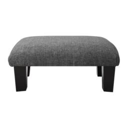 EONLION Grey 50*37*20cm Small Wooden Footstool in Dark Grey - Size: 100 cm - thumbnail 4