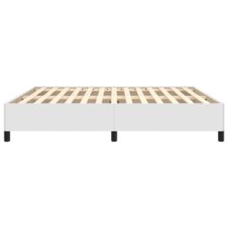 Berkfield Home Bed Frame White 180x200 cm Super King Faux Leather - thumbnail 6