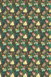 Hoopla Walls Bug Garden 10m Matt Wallpaper in Black - thumbnail 3