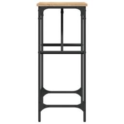 Berkfield Home Decorative Console Table Sonoma Oak 75x32x75 cm Engineered Wood in Brown - Size: 75 x 32 x 75 cm - thumbnail 5