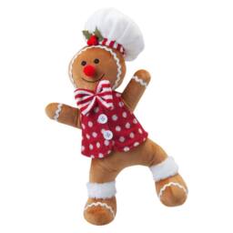 VFM e-Store Christmas Gingerbread Man Decoration 36cm x 25cm Red X 1 - Size: 36 cm x 25 cm - thumbnail 1