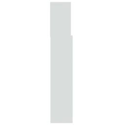 Berkfield Home Headboard Cabinet White 100x19x103.5 cm - thumbnail 5