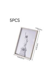 Living and Home 5-Piece Photo Frame Set in Beige - thumbnail 6