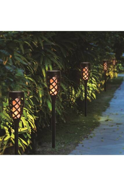 KDMD Solar Flame Lights Set of 5 Black - image 1