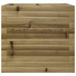 Berkfield Home Decorative Garden Planter 50x50x45.5 cm Impregnated Wood Pine in Brown - thumbnail 5