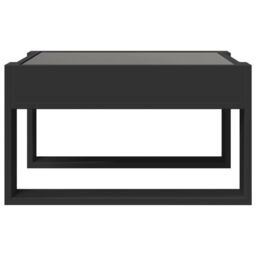 Berkfield Home Coffee Table with Infinity LED Black 50x53x30 cm - Size: 50 x 53 x 30 cm - thumbnail 6