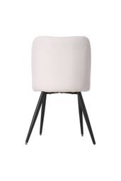 Living and Home Set of 2 Upholstered Dining Chairs in Beige - thumbnail 8