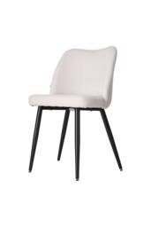 Living and Home Set of 2 Upholstered Dining Chairs in Beige - thumbnail 5