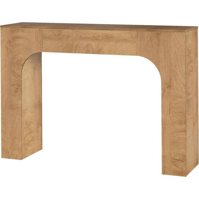Havendro 47 in Console Table Narrow Wood Entryway Behind Couch Furniture in Natural - image 1