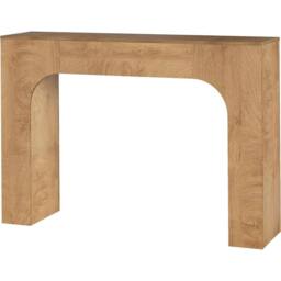 Havendro 47 in Console Table Narrow Wood Entryway Behind Couch Furniture in Natural - thumbnail 1