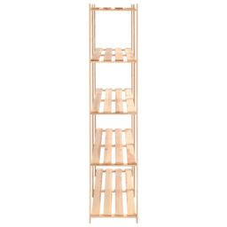 Berkfield Home 5-Tier Storage Rack 170x38x170 cm Solid Pinewood 500 kg in Beige - Size: 170 x 38 x 170 cm - thumbnail 4