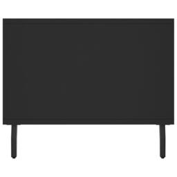 Berkfield Home Decorative Coffee Table Black 102x50x40 cm Engineered Wood - Size: 102 x 50 x 40 cm - thumbnail 6