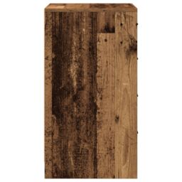 Berkfield Home Sideboard Old Wood 40x41x75 cm Engineered Wood in Brown - Size: 40 x 41 x 75 cm - thumbnail 7