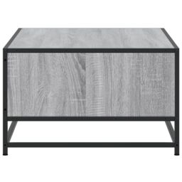 Berkfield Home Coffee Table Grey Sonoma 100x57x35 cm Engineered Wood & Metal - Size: 100 x 57 x 35 cm - thumbnail 6