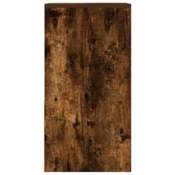 Berkfield Home Bedside Cabinets with Drawer 2 pcs Smoked Oak 35x34x66.5 cm in Brown - thumbnail 7