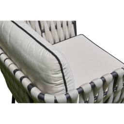 DS Living Rope Aluminium Garden Furniture 5 Seater in Grey - thumbnail 5