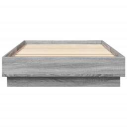 Berkfield Home Bed Frame without Mattress Grey Sonoma 100x200 cm Engineered Wood - thumbnail 4