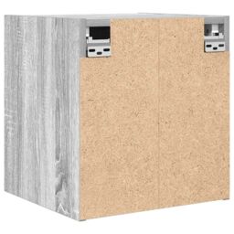 Berkfield Home Wall-Mounted Bedside Cabinet Grey Sonoma 38x34x40 cm - Size: 38 x 34 x 40 cm - thumbnail 8