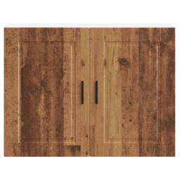 Berkfield Home Kitchen Wall Cabinet Porto Old Wood Engineered Wood in Brown - thumbnail 6
