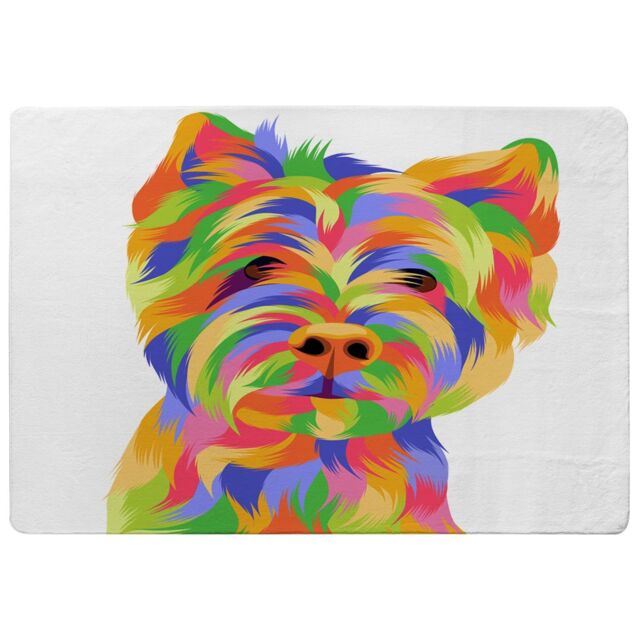Benjamin Tate Design Amazing Illustration Dog Designer Rug in Natural - Size: Large - image 1