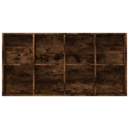 Berkfield Home Book Cabinet/Sideboard Smoked Oak 66x30x130 cm Engineered Wood in Brown - Size: 66 x 30 x 130 cm - thumbnail 6