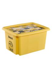 Keeeper Minions Turning Stacking Box 15 Litre - Yellow - thumbnail 1