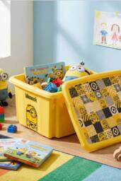 Keeeper Minions Turning Stacking Box 15 Litre - Yellow - thumbnail 3