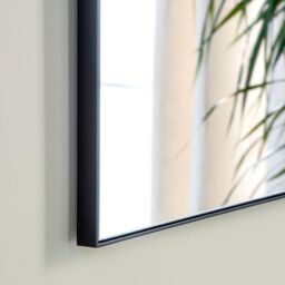 Yearn Mirrors Extra Large Black Curved corner Mirror 180x80cm - Size: 180x80 cm - thumbnail 4