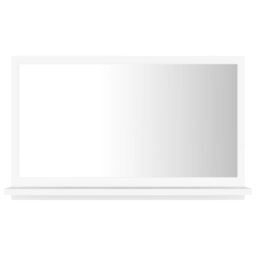 Berkfield Home Bathroom Mirror White 60x10.5x37 cm Engineered Wood - thumbnail 2
