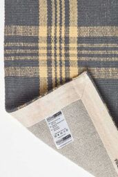 Homescapes Douglas Tartan Check Non-Slip 100% Wool Hall Runner, 66 x 200 cm in Grey - Size: 66 cm x 200 cm - thumbnail 5