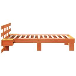 Berkfield Home Modern with Drawer Brown 90 x 190 cm Solid pine wood in Light Brown - thumbnail 6