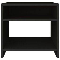 Berkfield Home Bedside Cabinets 2 pcs Black 40x30x40 cm Engineered Wood - Size: 40 x 30 x 40 cm - thumbnail 5