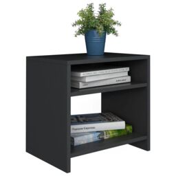 Berkfield Home Bedside Cabinets 2 pcs Black 40x30x40 cm Engineered Wood - Size: 40 x 30 x 40 cm - thumbnail 3