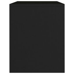 Berkfield Home Bedside Cabinets 2 pcs Black 40x30x40 cm Engineered Wood - Size: 40 x 30 x 40 cm - thumbnail 6