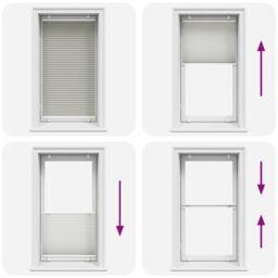 Berkfield Home Pleated Blind Light Grey 80x100 cm Fabric Width 79.4 cm Polyester - thumbnail 5