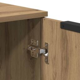 Berkfield Home Sideboard Artisan Oak 90.5x30x70 cm Engineered Wood in Brown - thumbnail 9