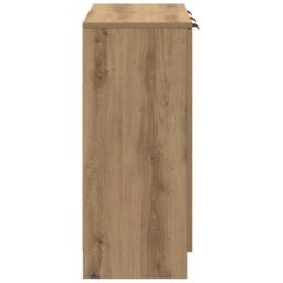 Berkfield Home Sideboard Artisan Oak 90.5x30x70 cm Engineered Wood in Brown - thumbnail 6