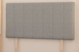 Somnior Austin Divan Bed Base with 2 Storage Drawers & Headboard Linen Fabric in Light Grey - Size: Small Double - thumbnail 3