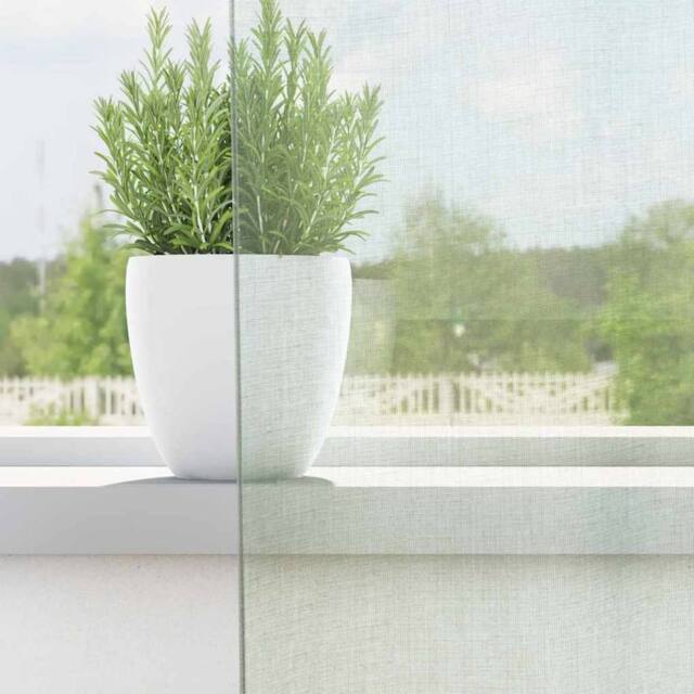 Berkfield Home Voile Curtains with Loops 2 pcs Light Grey 140x245 cm - image 1