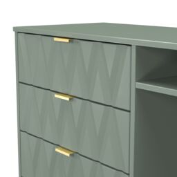 Ready Assembled 2 U Dallas 3 Drawer TV Unit (Ready Assembled) in Pale Green - thumbnail 5